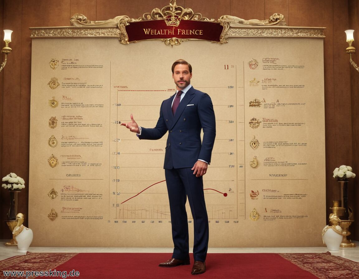 Vermögensentwicklung im Laufe der Zeit - Prinz Marcus Vermögen